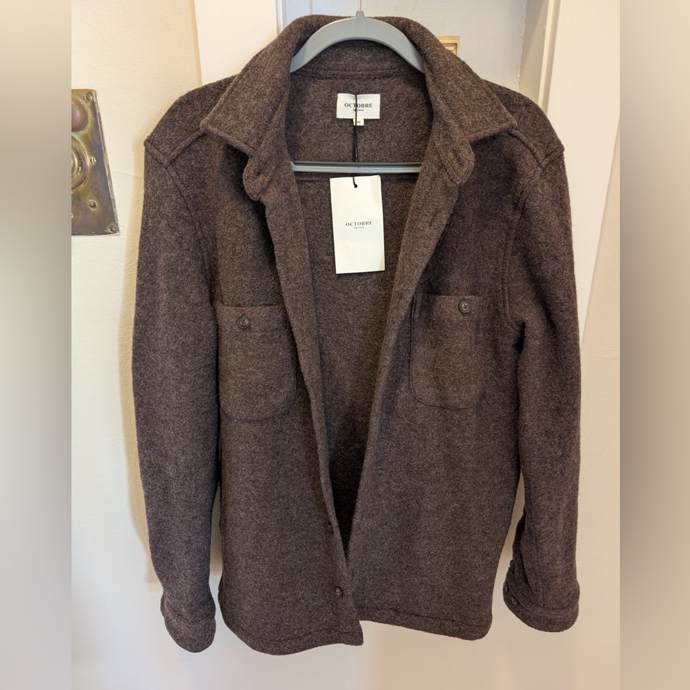 OCTOBRE Editions Brown Wool Jacket